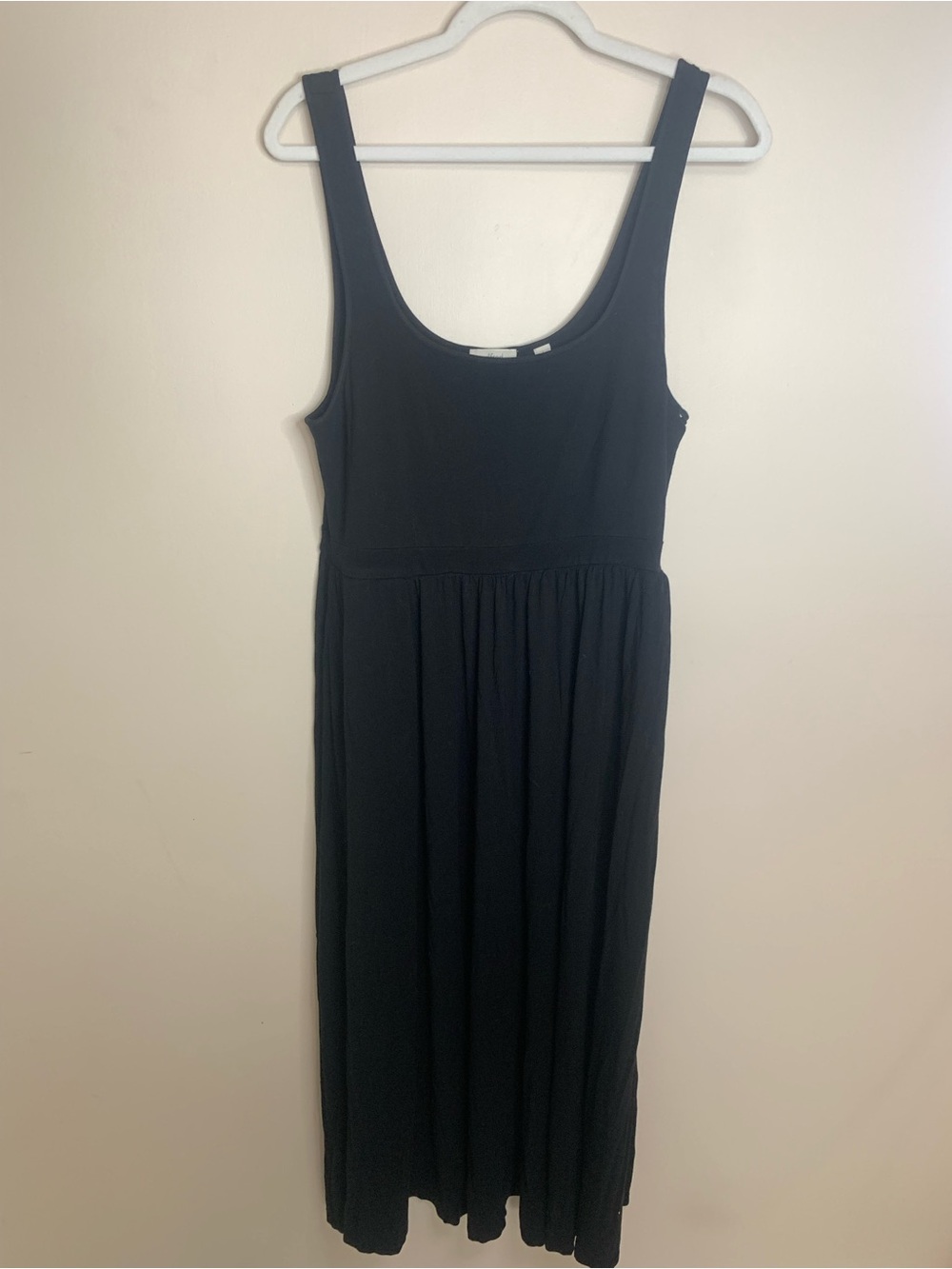 Aritzia Wilfred Market Midi Dress Black L - Picture 4 of 10